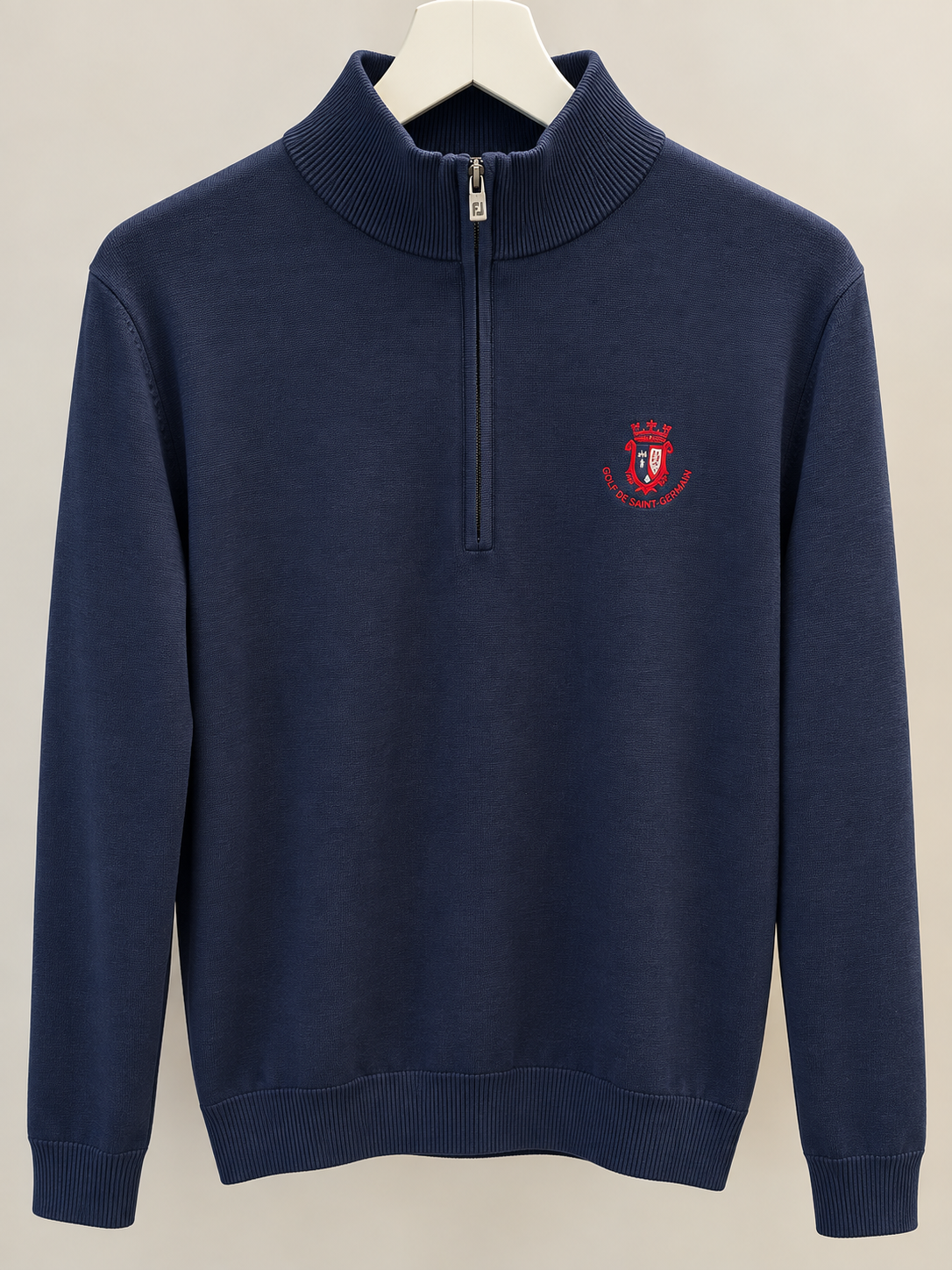 Windstopper 1/4 zip FootJoy « Golf de Saint-Germain » Homme