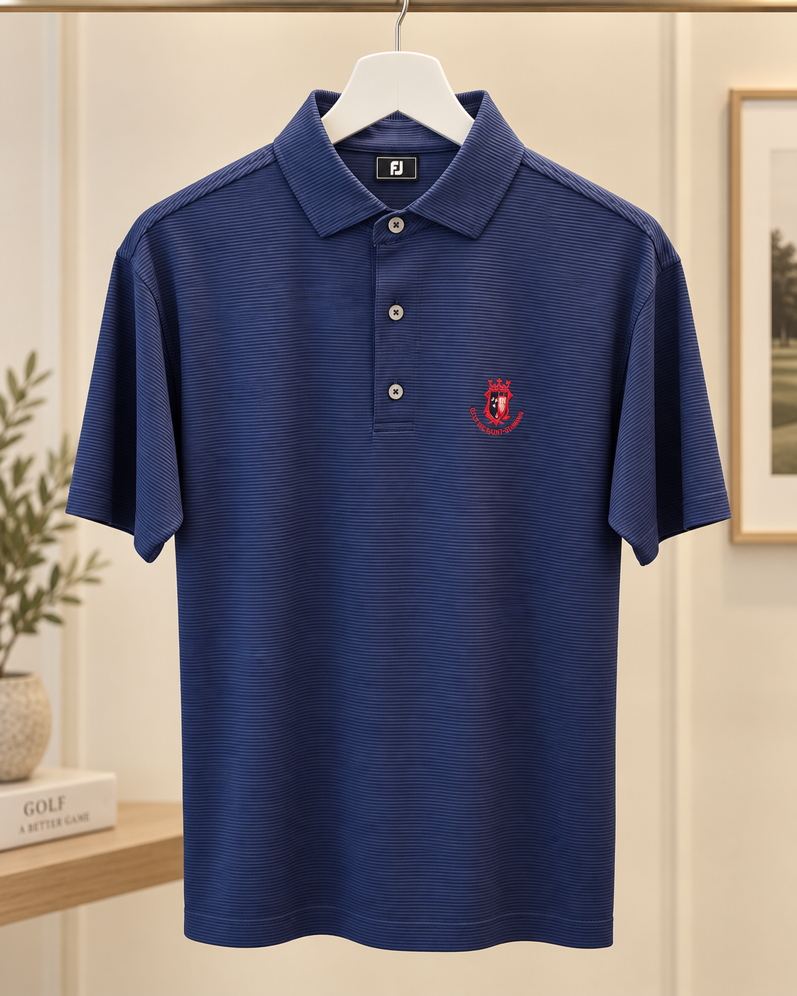 Polo FootJoy en fil d’Ecosse « Golf de Saint-Germain »
