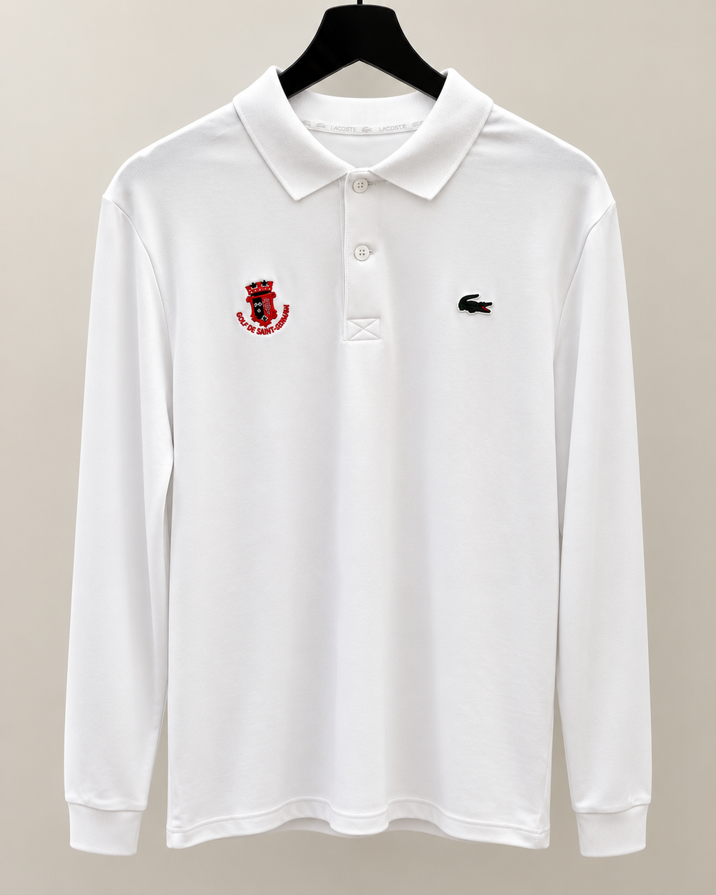 Polo manches longues Lacoste « Golf de Saint-Germain » homme