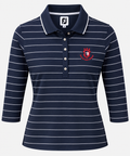 Polo manches 3/4 FootJoy « Golf de Saint-Germain » Ladie