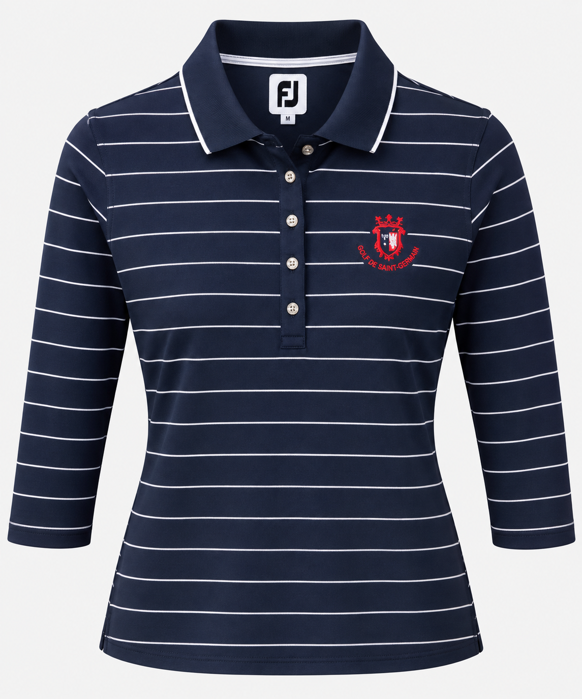 Polo manches 3/4 FootJoy « Golf de Saint-Germain » Ladie