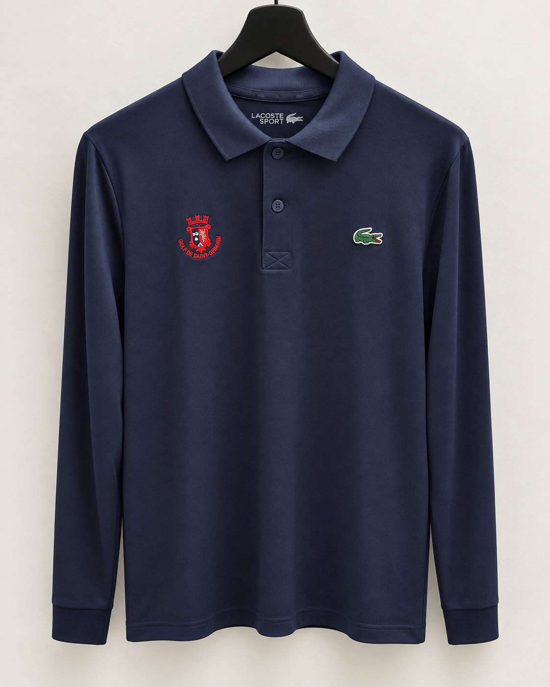 Polo manches longues Lacoste « Golf de Saint-Germain » homme