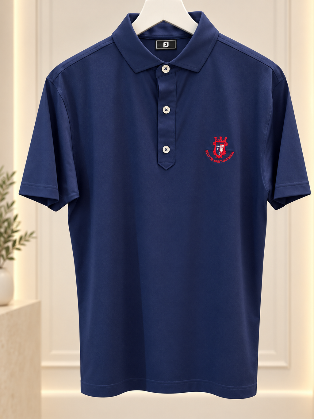 Polo FootJoy en fil d’Ecosse « Golf de Saint-Germain »