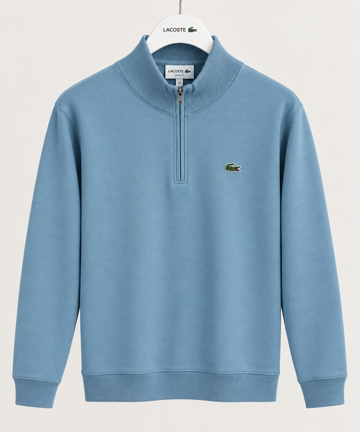 Pull quart de zip coupe-vent Lacoste Homme